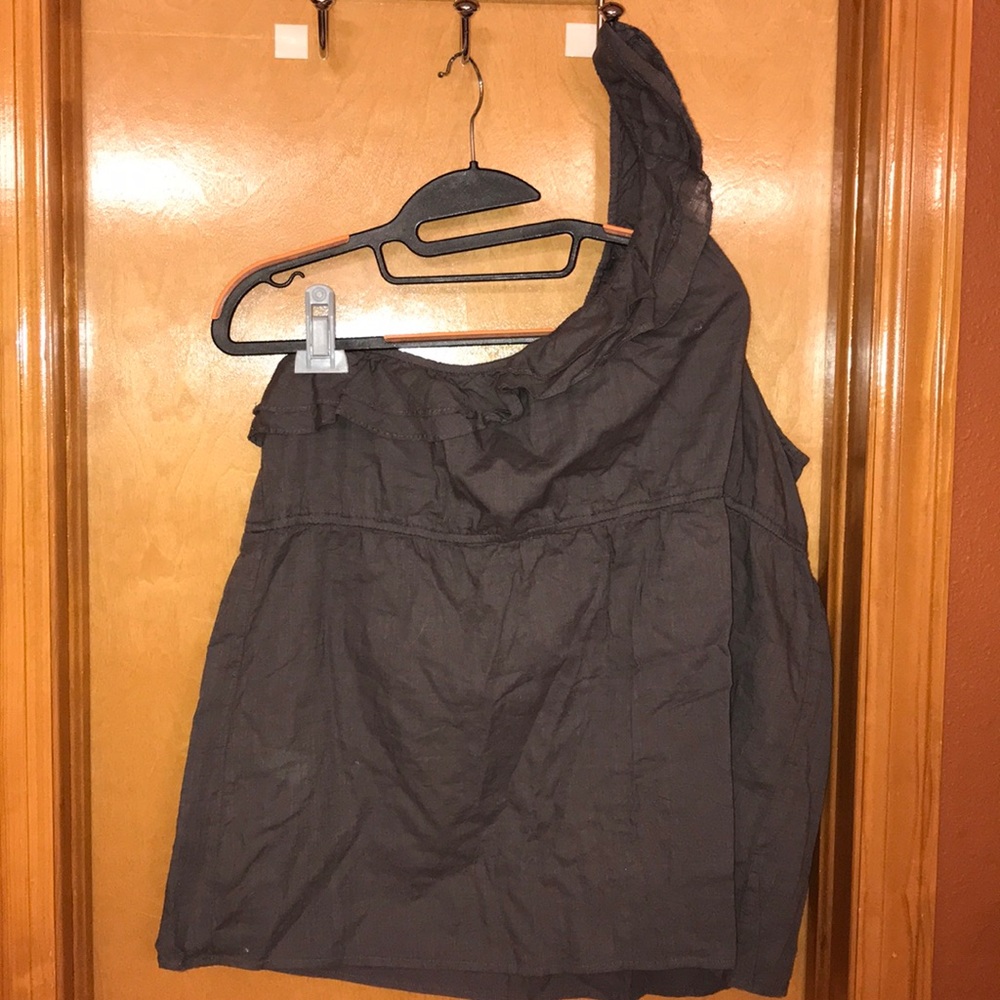 One shoulder “tank top”